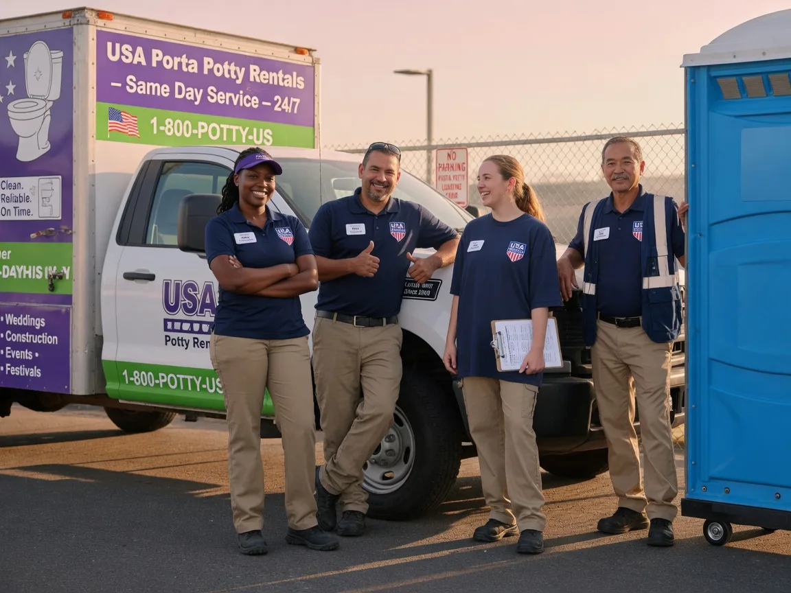 Porta Potty Rental company in Golden, IL